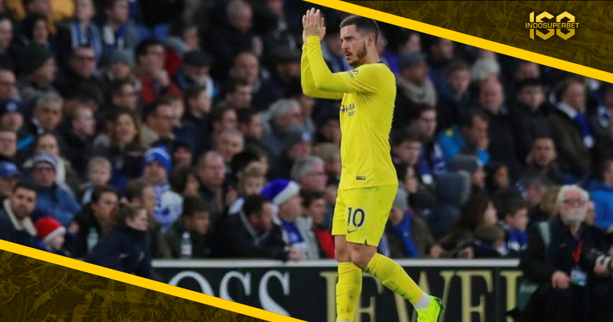 Eden Hazard Menuju 100 Gol di Chelsea, Juga Saingi Messi